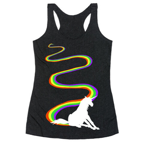 How Rainbows Are Made Racerback Tank Top