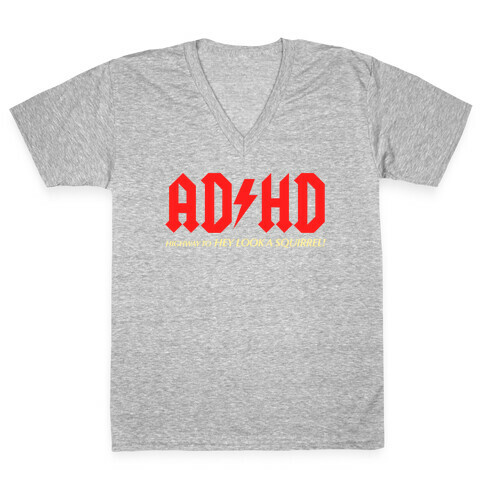 ADHD V-Neck Tee Shirt