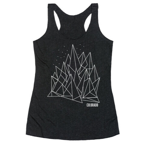 Colorado Mountains Racerback Tank Top