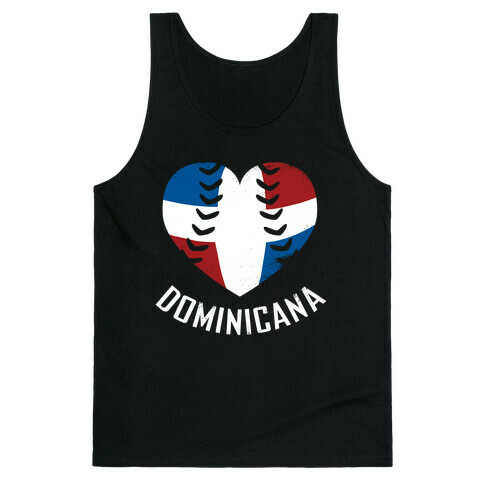 Dominican Baseball Love Tank Top