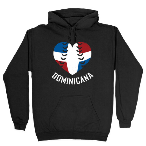 Dominican Baseball Love Hooded Sweatshirt