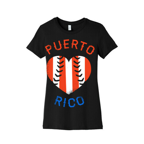 Puerto Rico Baseball Love (Tank) Womens T-Shirt