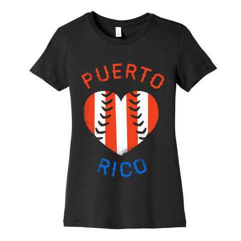 Puerto Rico Baseball Love (Tank) Womens T-Shirt