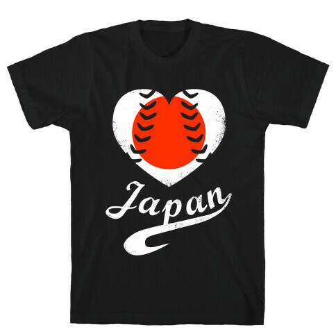 Japan Baseball Love  T-Shirt