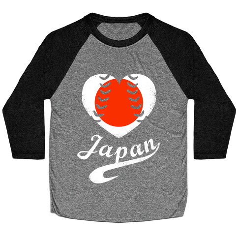 Japan Baseball Love  Baseball Tee