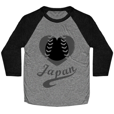 Japan Baseball Love (Baseball Tee) Baseball Tee