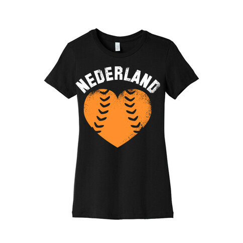 Nederland Baseball Love Womens T-Shirt