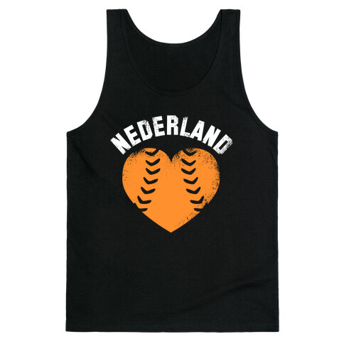 Nederland Baseball Love Tank Top