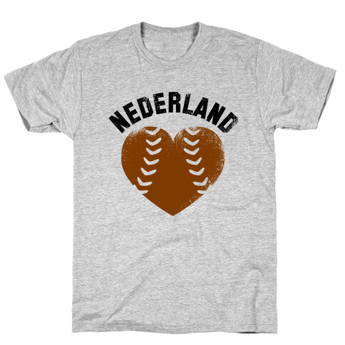 Nederland Baseball Love (Baseball Tee) T-Shirt