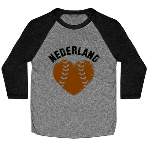 Nederland Baseball Love (Baseball Tee) Baseball Tee