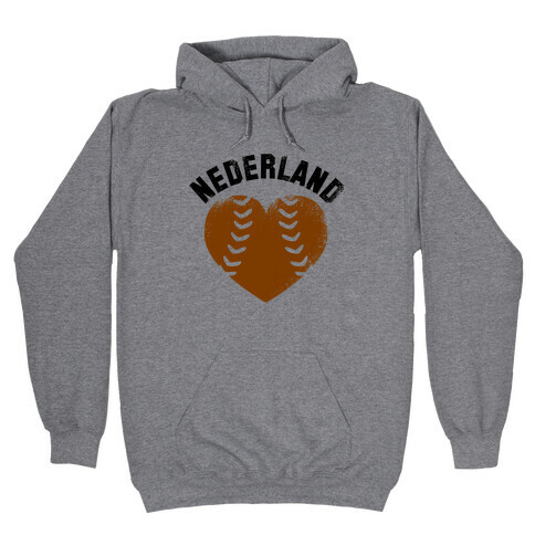 Nederland Baseball Love (Baseball Tee) Hooded Sweatshirt