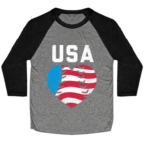 USA Baseball Love (Tank) Baseball Tee