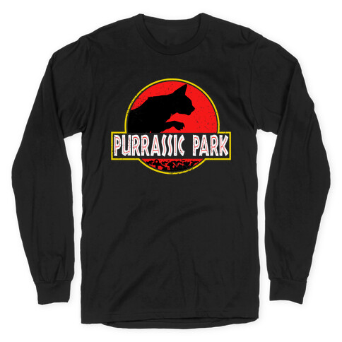 Purrassic Park Long Sleeve T-Shirt