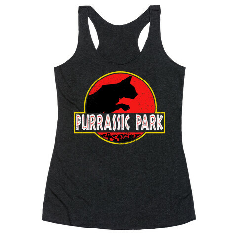 Purrassic Park Racerback Tank Top