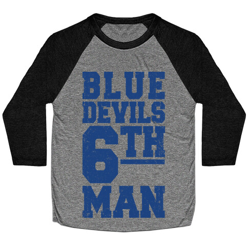 Blue Devils Sixth Man Baseball Tee