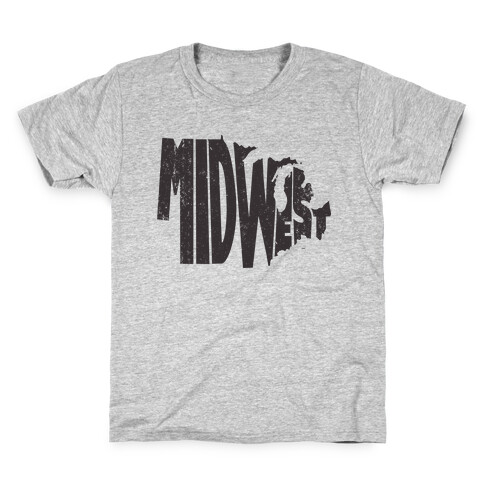 Midwest (Vintage Tank) Kids T-Shirt
