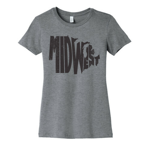 Midwest (Vintage Tank) Womens T-Shirt