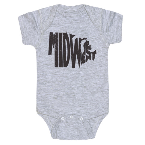 Midwest (Vintage Tank) Baby One-Piece