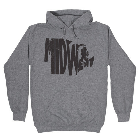Midwest (Vintage Tank) Hooded Sweatshirt