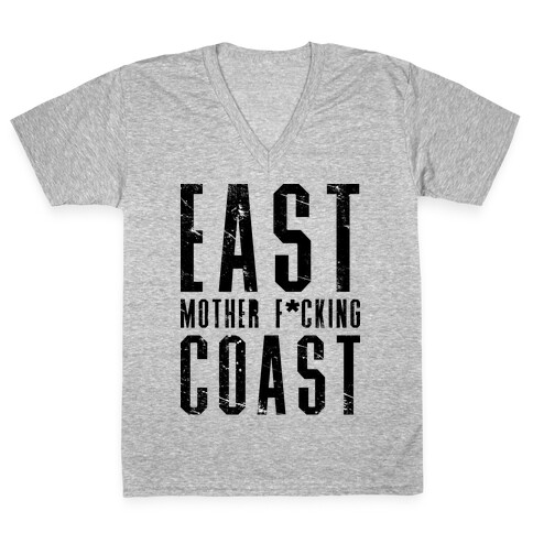 East Mother F*cking Coast V-Neck Tee Shirt