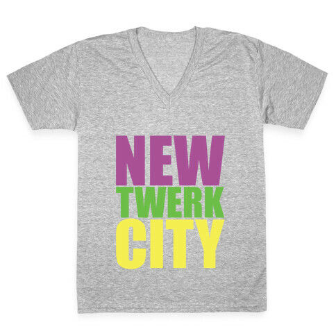 New Twerk City V-Neck Tee Shirt