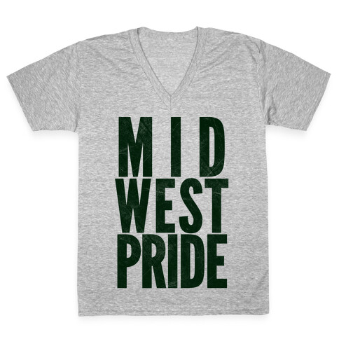 Midwest Pride V-Neck Tee Shirt