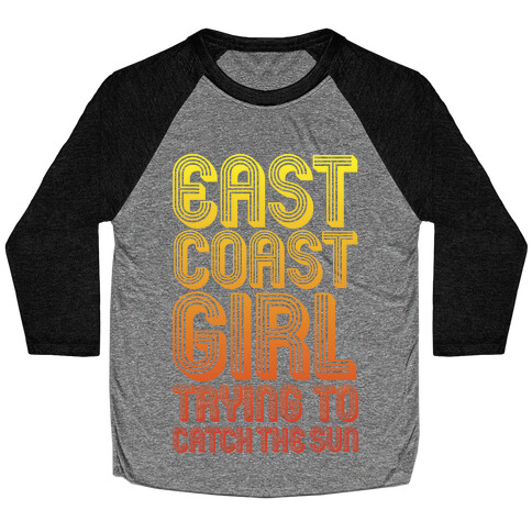East Coast Girl Baseball Tee