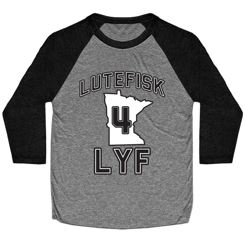 Lutefisk Life Baseball Tee