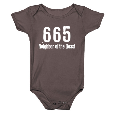 665, The Neighbor of the Beast Baby One-Piece
