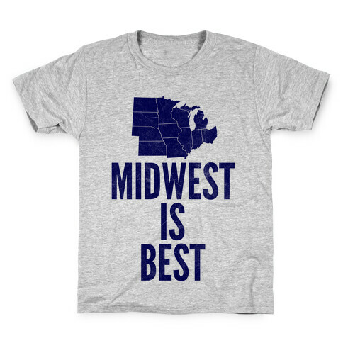 Midwest Is Best Kids T-Shirt