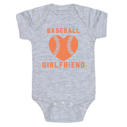 Baseball Girlfriend Baby One-Piece