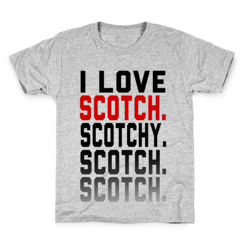 I Love Scotch. Kids T-Shirt