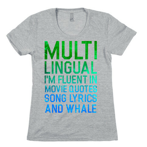 Multilingual Womens T-Shirt