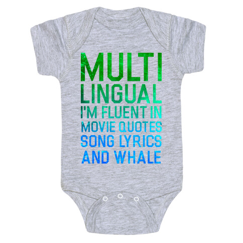 Multilingual Baby One-Piece