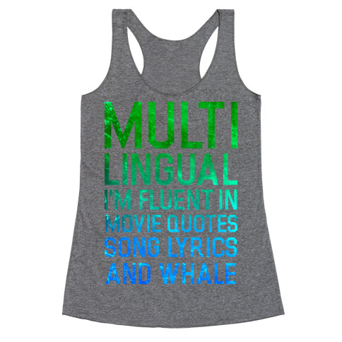 Multilingual Racerback Tank Top