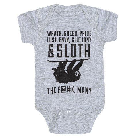 Deadly Sins (Athletic Tee) Baby One-Piece