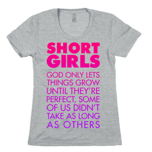 Short Girls (Tank) Womens T-Shirt