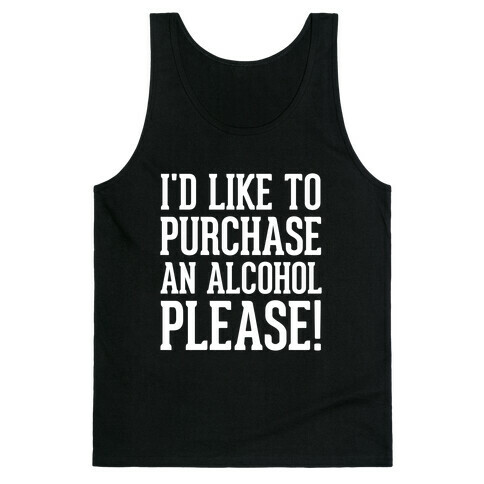 I Would Like To Purchase An Alcohol Tank Top