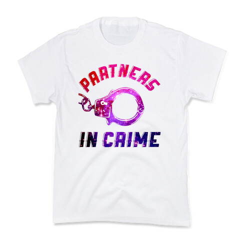 Partners in Crime A (Hoodie) Kids T-Shirt
