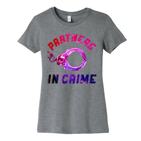 Partners in Crime A (Hoodie) Womens T-Shirt