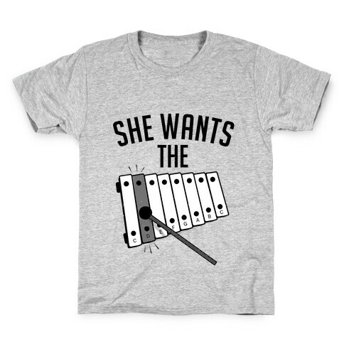 She Wants the D (halftone) Kids T-Shirt