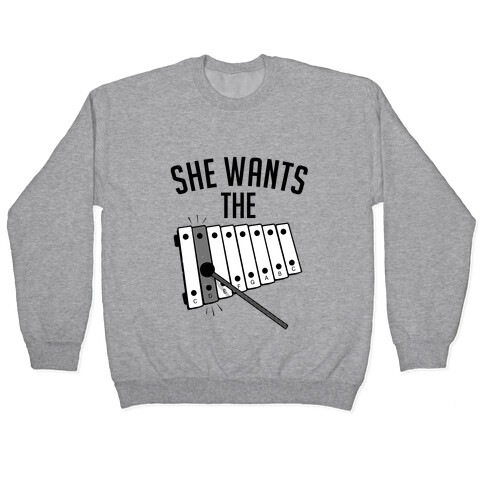 She Wants the D (halftone) Pullover