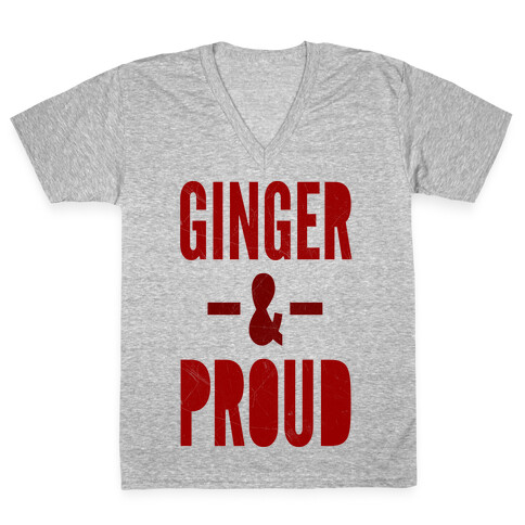 Ginger & Proud V-Neck Tee Shirt