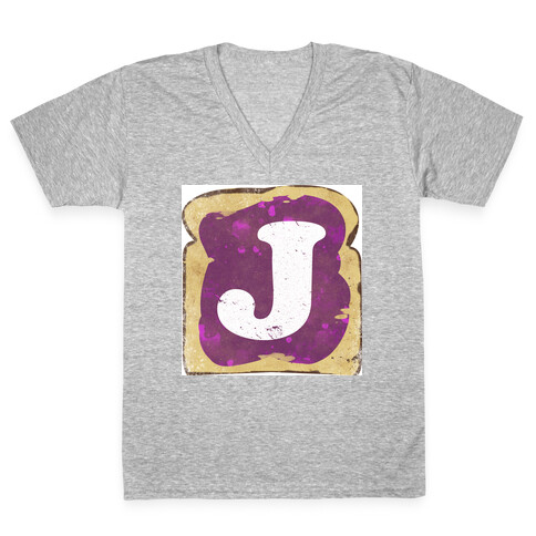 PBJ Hoodie (Jelly) V-Neck Tee Shirt