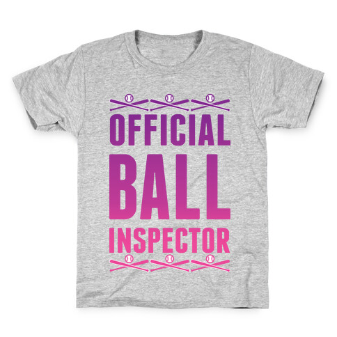Official Ball Inspector Kids T-Shirt