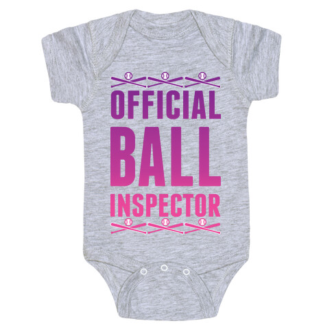 Official Ball Inspector Baby One-Piece