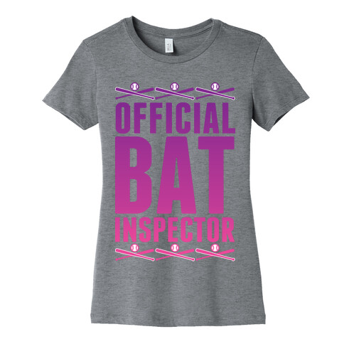 Official Bat Inspector  Womens T-Shirt