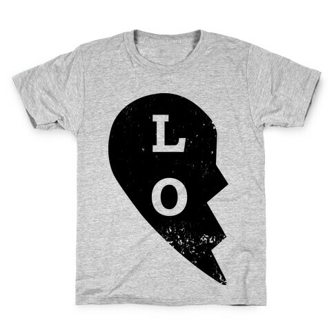Love "Lo" Couples Shirt Kids T-Shirt