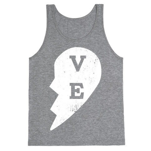 Love "ve" Couples Shirt Tank Top