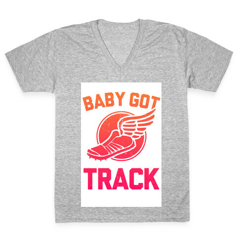 Baby Got Track V-Neck Tee Shirt